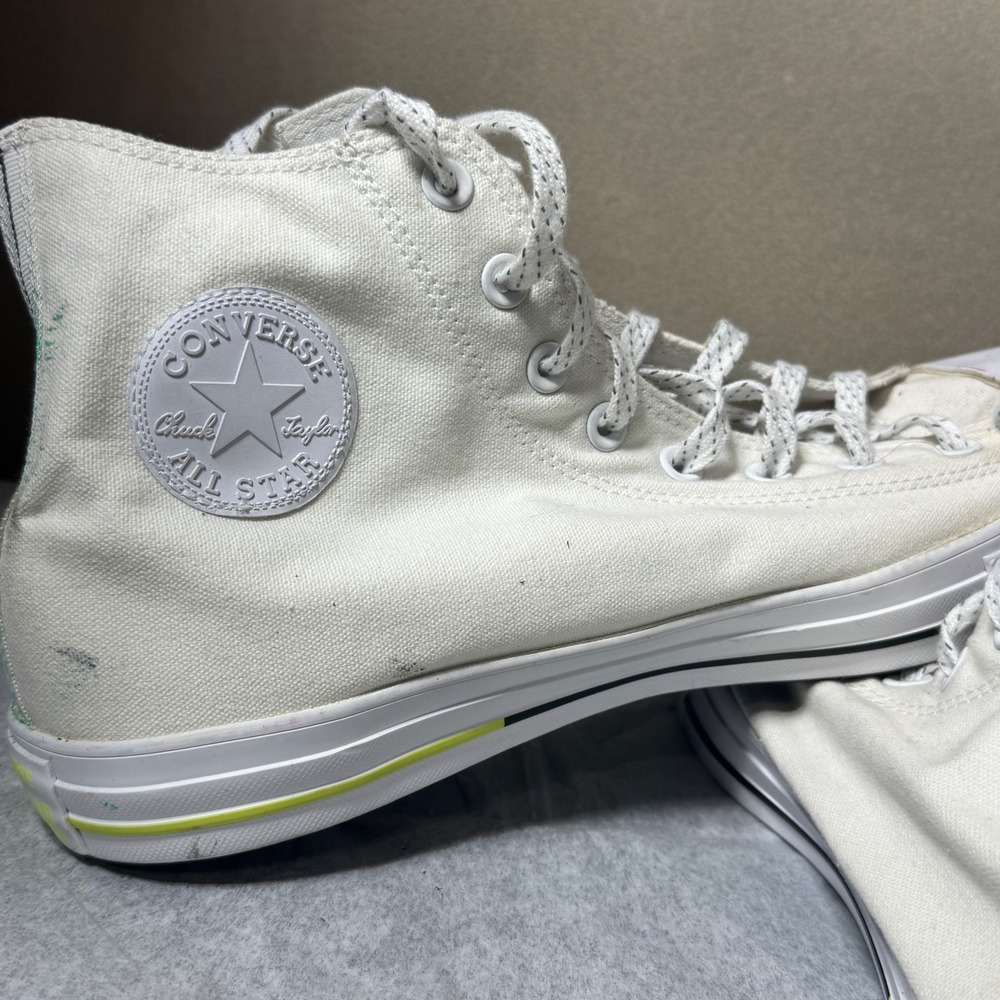 Converse Chuck Taylor All Star High Top Unisex 11 Mens 13 Womens White Graphic - Picture 3 of 6